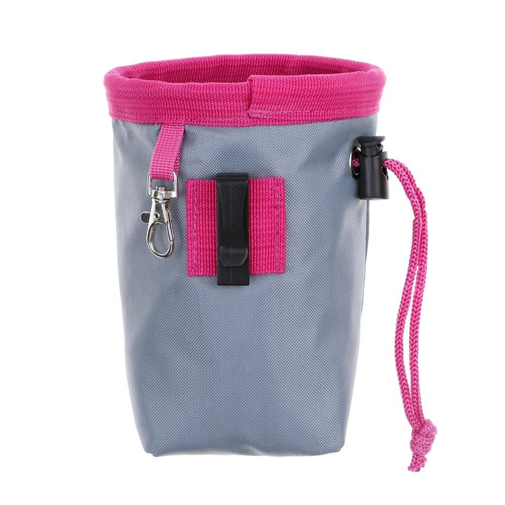 Doog Treat Pouch Grey & Pink Mini