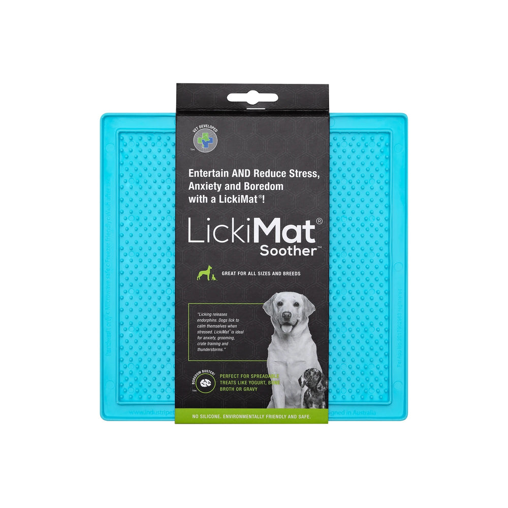 Lickimat Original Soother Large Licking Mat Blue