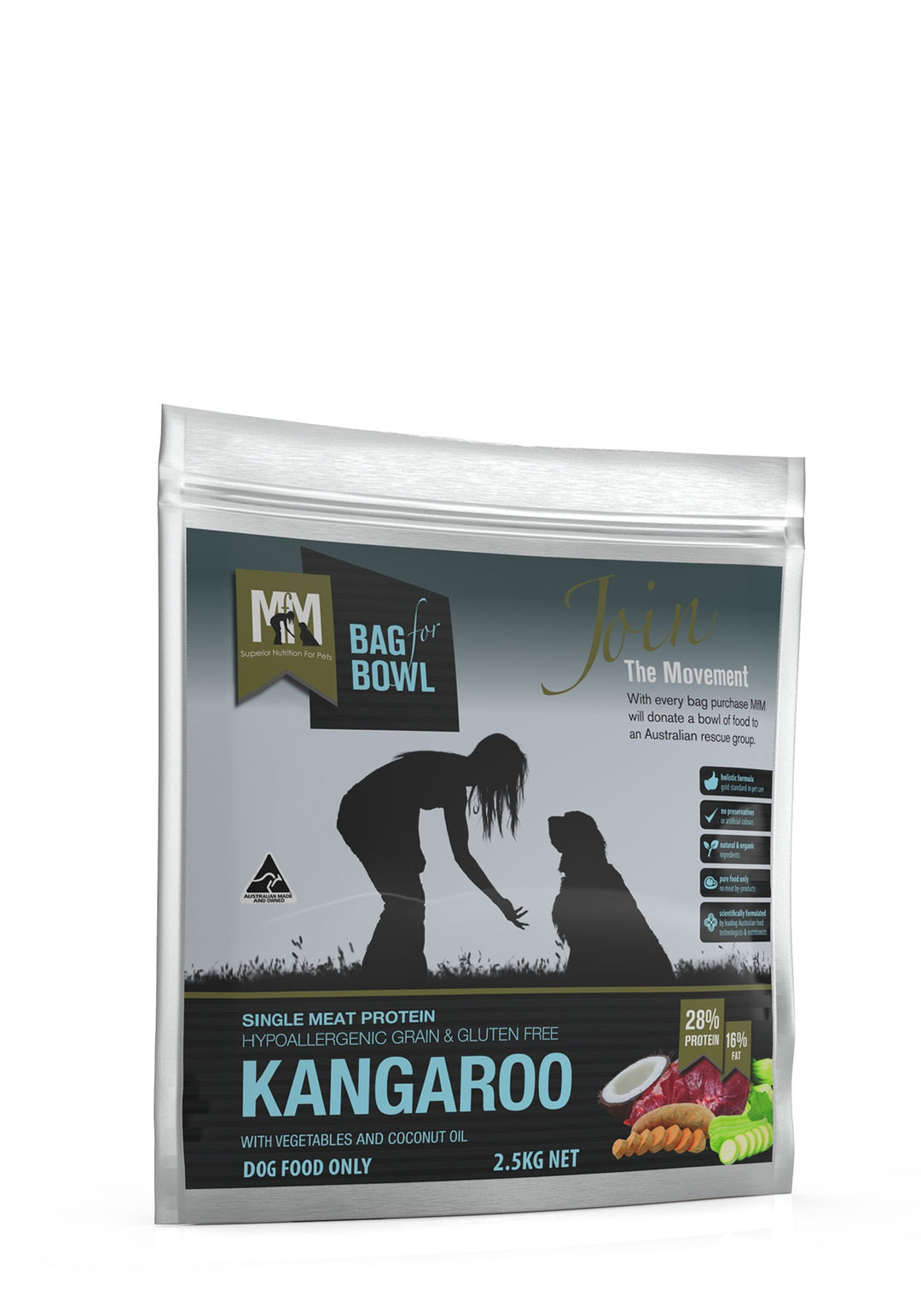 Meals For Mutts Dog Single Protein Kangaroo 2.5kg