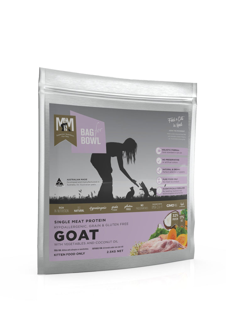 Meals For Mutts Cat Single Protein Kitten Goat 2.5kg