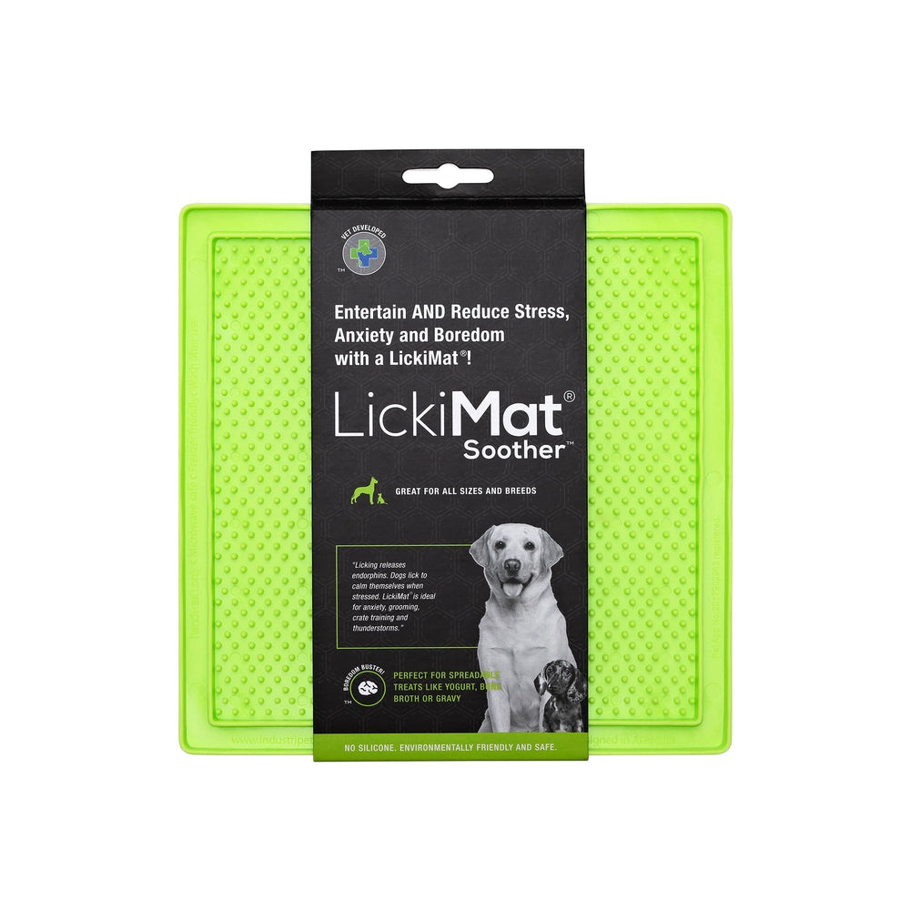 Lickimat Original Soother Large Licking Mat Green