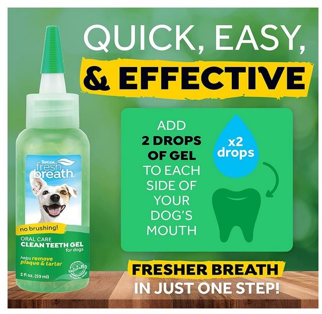 Tropiclean Fresh Breath Clean Teeth Gel 59ml
