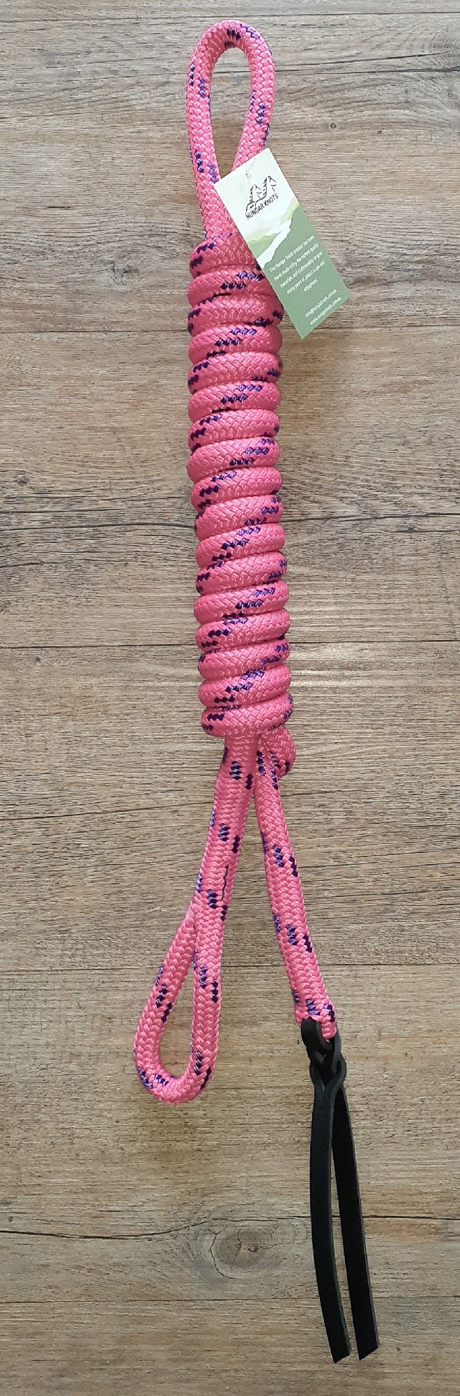 Training Lead Nungar Clipless 12mm 12ft Pink & Purple