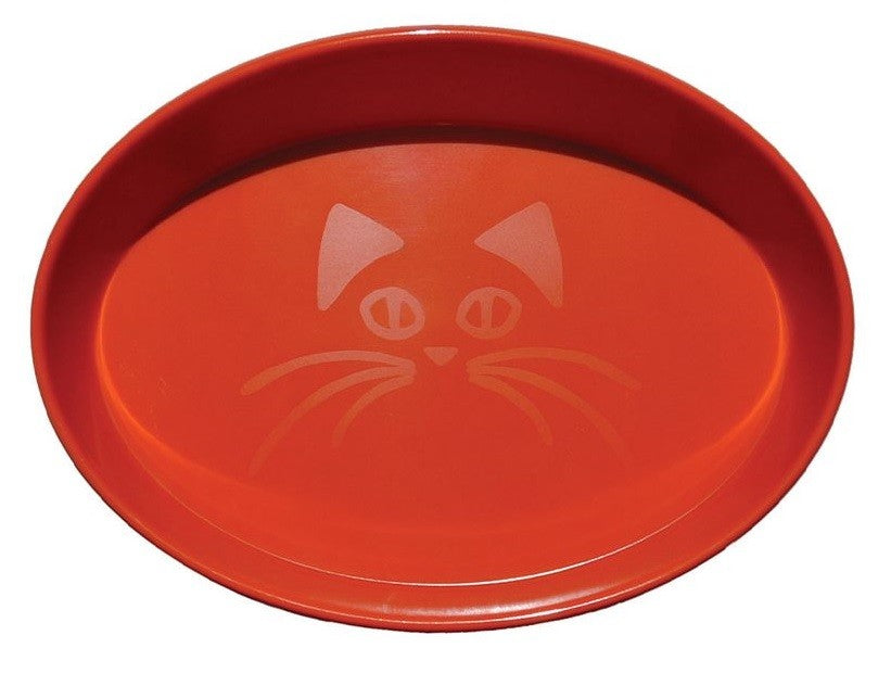 Cat Bowl Oval Face Scream Loud Orange