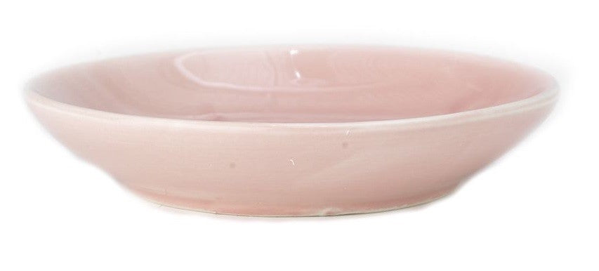 Cat Bowl Silly Kitty Saucer Pink
