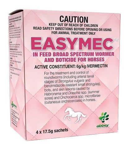 Abbey Labs Easymec Wormer & Boticide 4xsachets