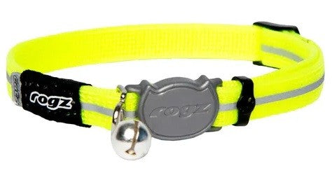 Cat Collar Rogz Alleycat Safeloc 8mm Dayglo