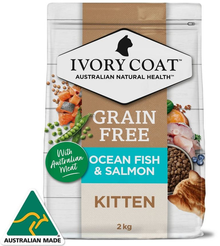 Ivory Coat Cat Grainfree Kitten Oceanfish 2kg