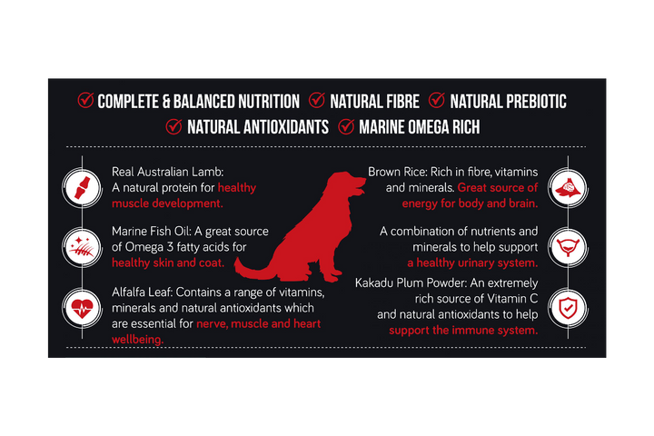 Talentail Dog Food Lamb & Brown Rice 3.5kg