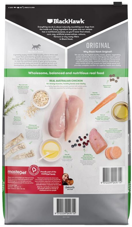 Blackhawk Dog Puppy Chicken & Rice Small Breed 10kg