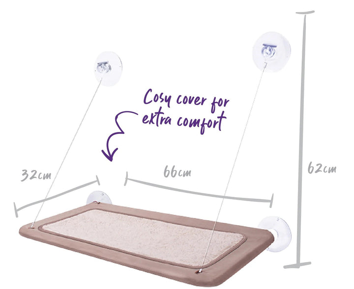 Cat Lookout Window Bed Deluxe