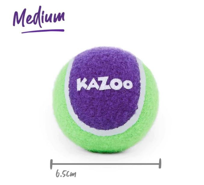 Kazoo Dog Toy Tennis Ball Suits Thrower Medium