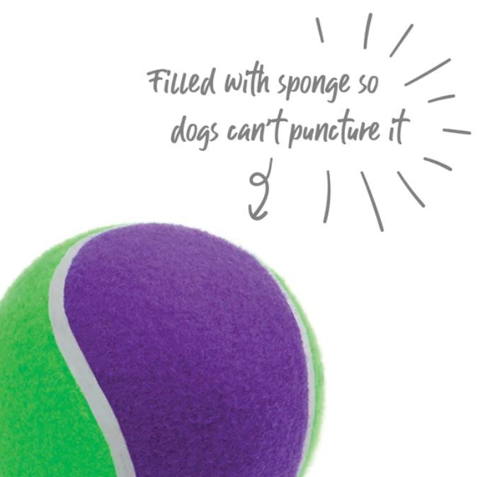 Kazoo Dog Toy Tennis Ball Suits Thrower Medium