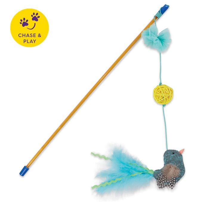 Cat Toy Kazoo Bluebird Wand