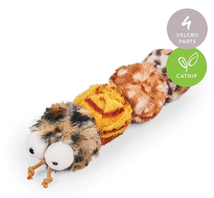 Cat Toy Kazoo Velcro Worm