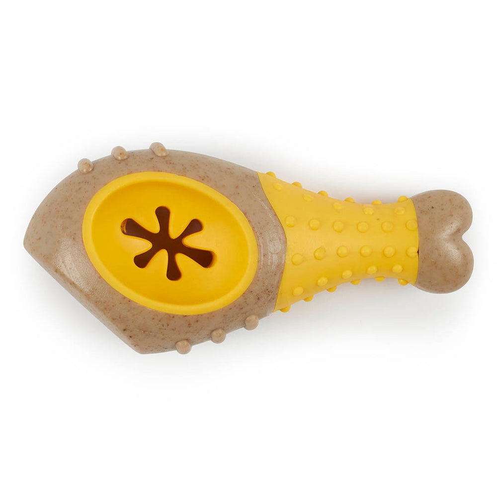 Kazoo Dog Toy Tough N Tasty Chew Bone Chicken