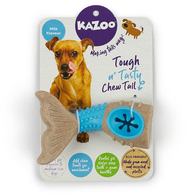 Kazoo Dog Toy Tough N Tasty Chew Tail Milk-Ascot Saddlery-Ascot Saddlery