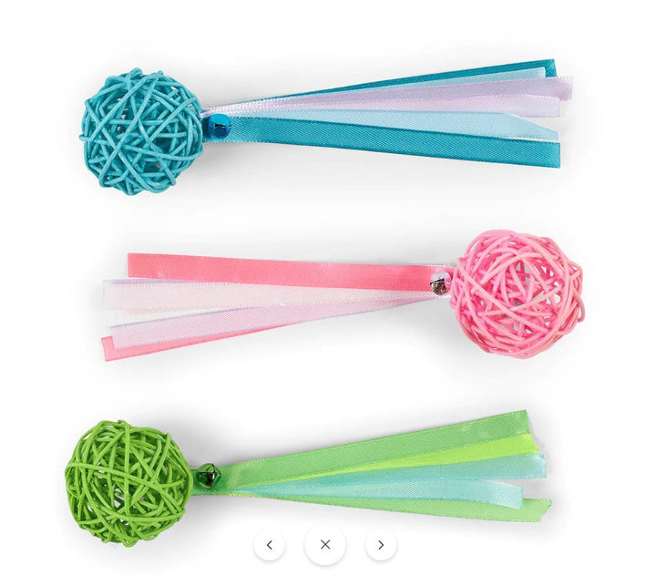 Cat Toy Kazoo Kitty Wicker Ball