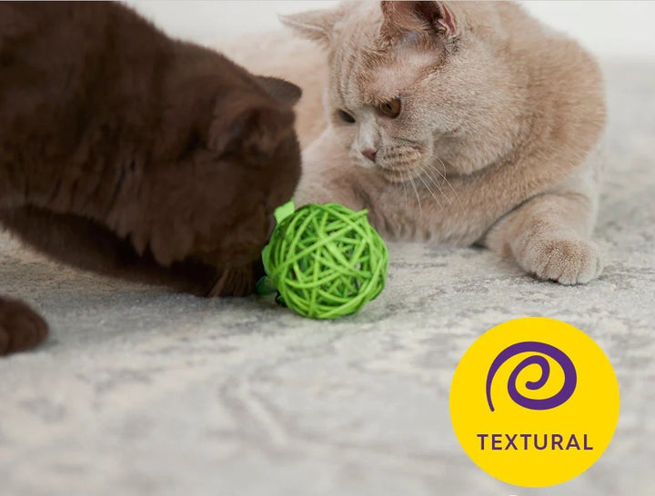 Cat Toy Kazoo Kitty Wicker Ball