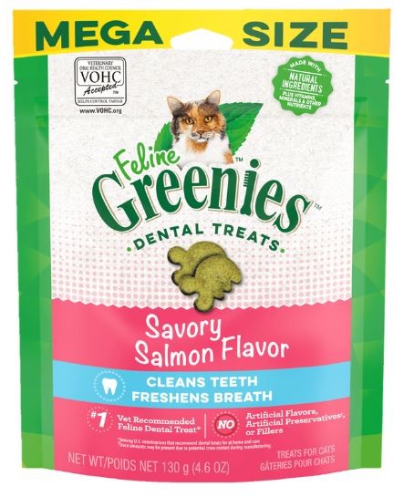 Treat Cat Greenies Feline Salmon 130gm