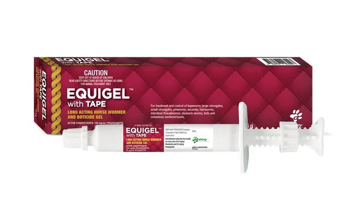 Abbey Labs Equigel Wormer & Boticide & Tapeworm 14.4gm
