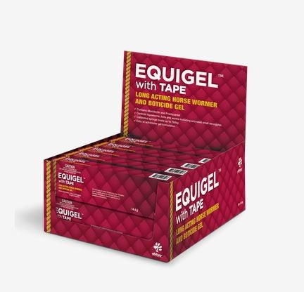 Abbey Labs Equigel Wormer & Boticide & Tapeworm 14.4gm