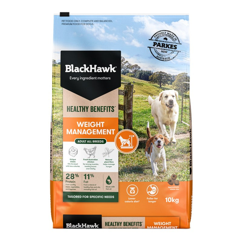 Blackhawk Dog Healthy Benefits Weight Management 10kg
