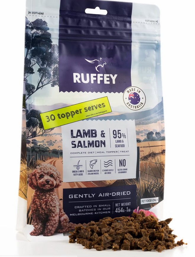 Ruffey Air Dried Lamb & Salmon 454gm