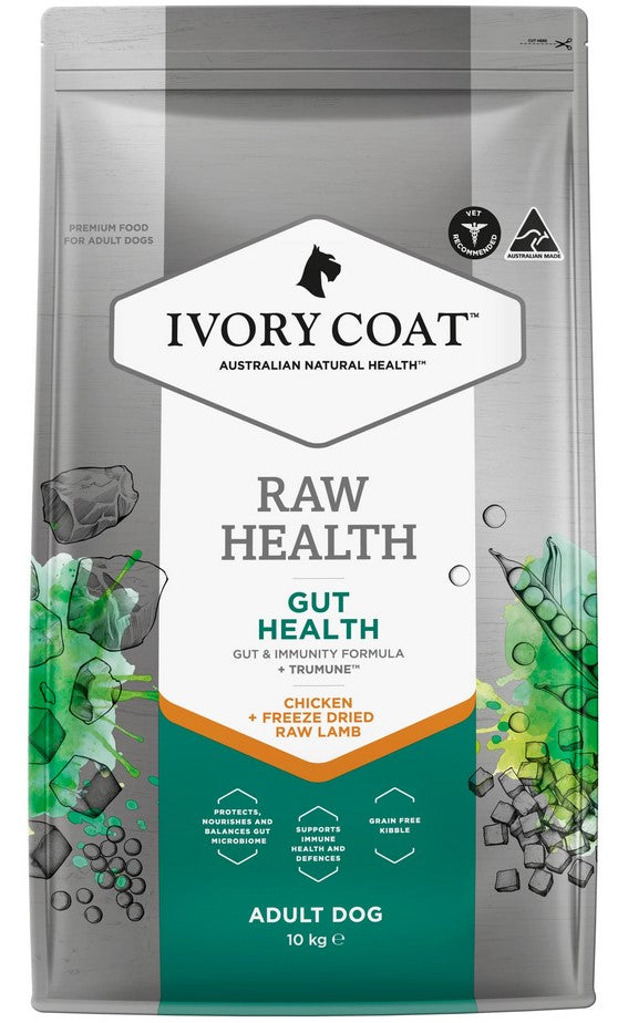 Ivory Coat Raw Health Dog Adult Gut Health 10kg