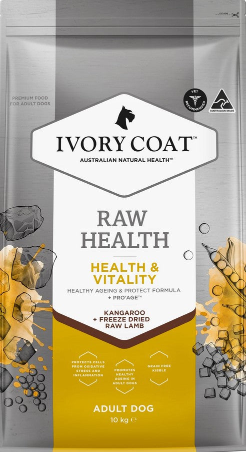 Ivory Coat Raw Health Dog Adult Health & Vitality 10kg