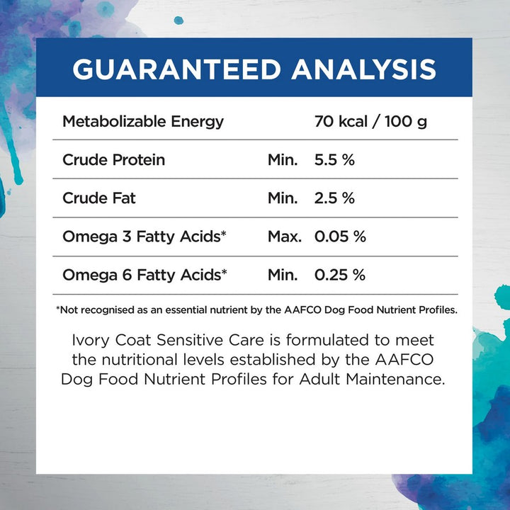 Ivory Coat Raw Inspired Wet Dog Adult Sensitive Care 100gm Box Of 9