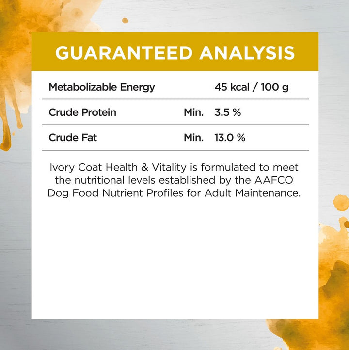 Ivory Coat Raw Inspired Wet Dog Adult Health & Vitality 100gm Box Of 9