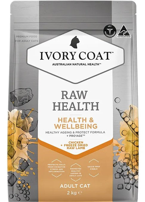 Ivory Coat Raw Health Cat Adult Health & Wellbeing 2kg