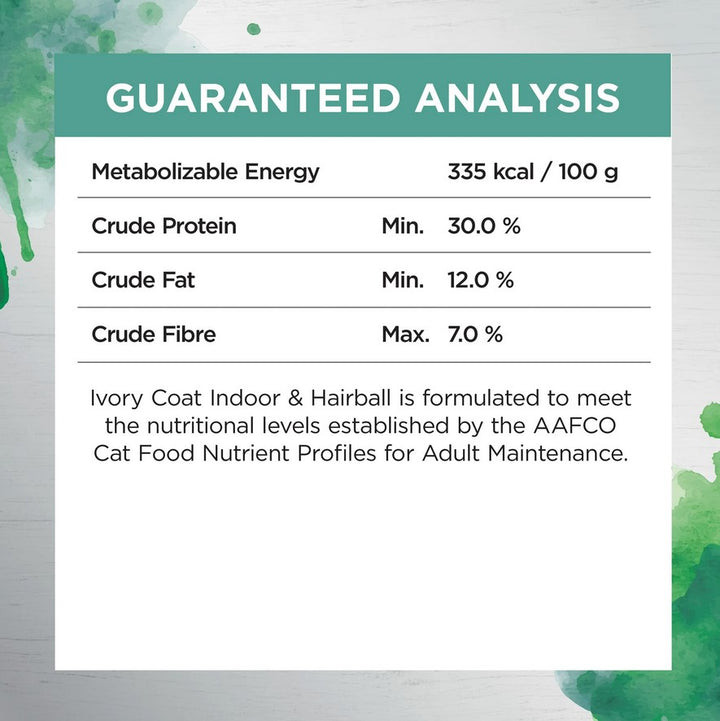 Ivory Coat Raw Health Cat Adult Indoor & Hairball 4kg