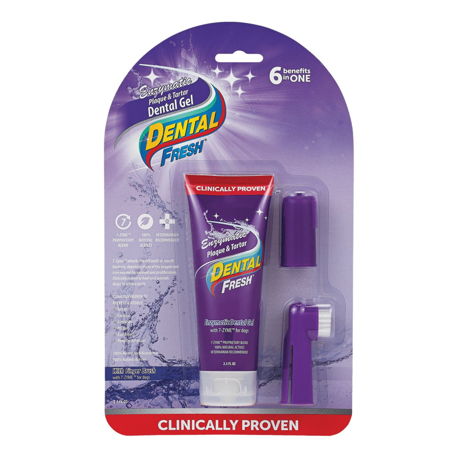 Dental Fresh Enzymatic Plaque & Tartar Dental Gel With Finger