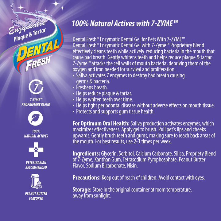 Dental Fresh Enzymatic Plaque & Tartar Dental Gel With Finger