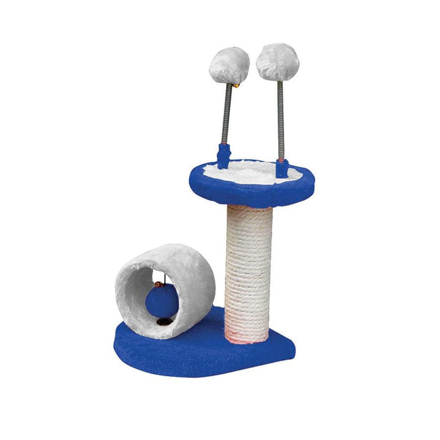 Cat Toy Cattitude Pounce N Play Scratch Bobbles Blue