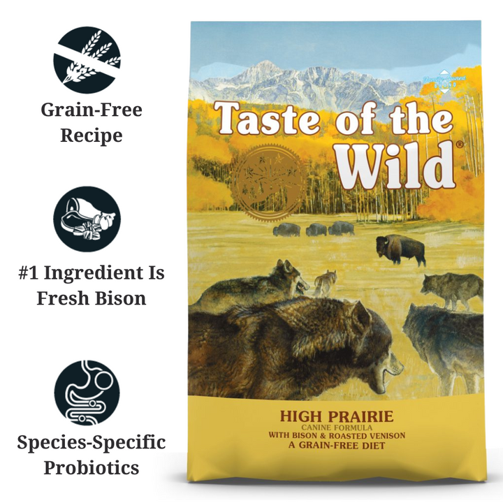 Taste Of The Wild Dog High Prairie Bison & Roasted Venison 12.2kg
