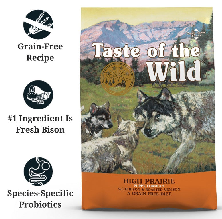 Taste Of The Wild Puppy High Prairie Bison & Roasted Venison 2kg