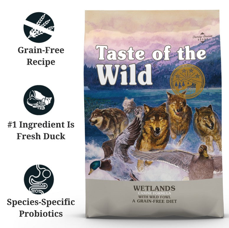 Taste Of The Wild Dog Wetlands Roasted Fowl 2kg