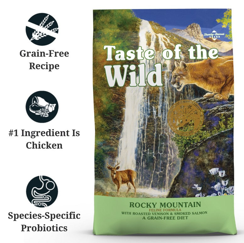 Taste Of The Wild Cat Rocky Mountain Roasted Venison & Smoked Salmon 2kg