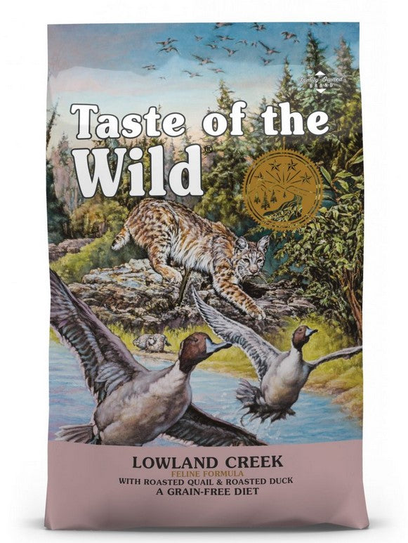 Taste Of The Wild Cat Lowland Creek Roasted Quail & Roasted Duck 2kg
