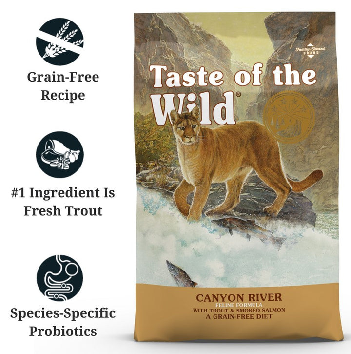 Taste Of The Wild Cat Canyon River Trout & Smoked Salmon 2kg