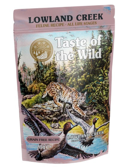 Taste Of The Wild Cat Wet Lowland Creek Meat Chunks 85gm