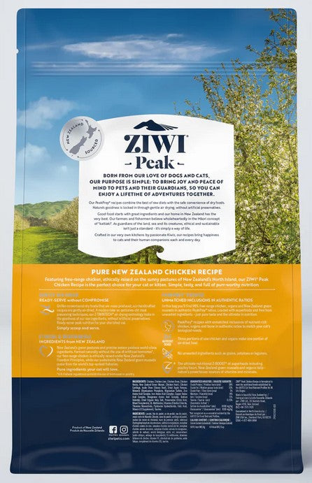 Ziwi Peak Air Dried Cat Food Chicken 1kg