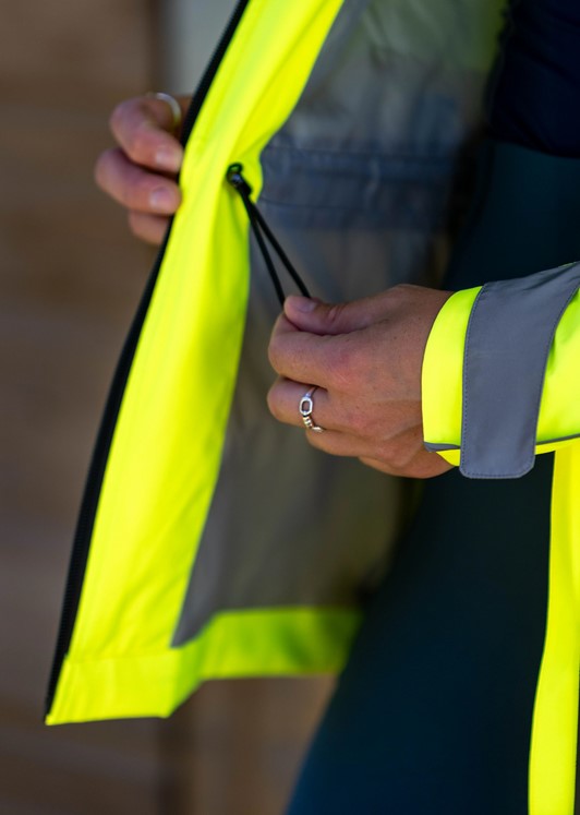 Jacket Woof Wear Waterproof Hi Viz Medium