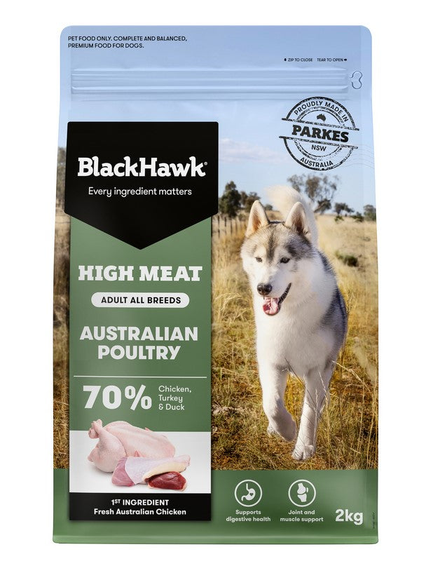 Blackhawk Dog High Meat Australian Poultry Recipe 2kg