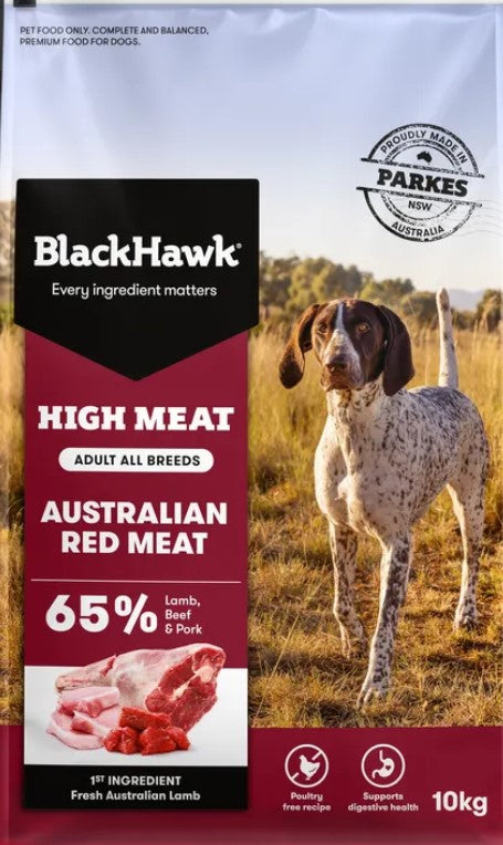 Blackhawk Dog High Meat Australian Red Meat Recipe 10kg