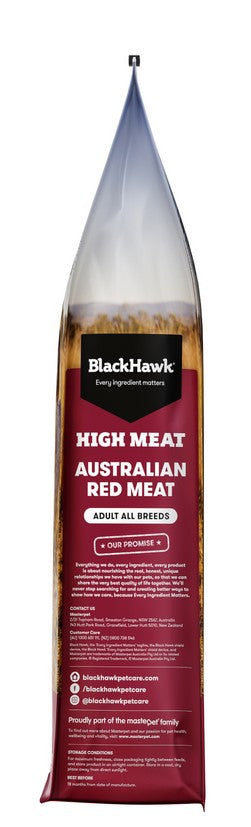 Blackhawk Dog High Meat Australian Red Meat Recipe 10kg