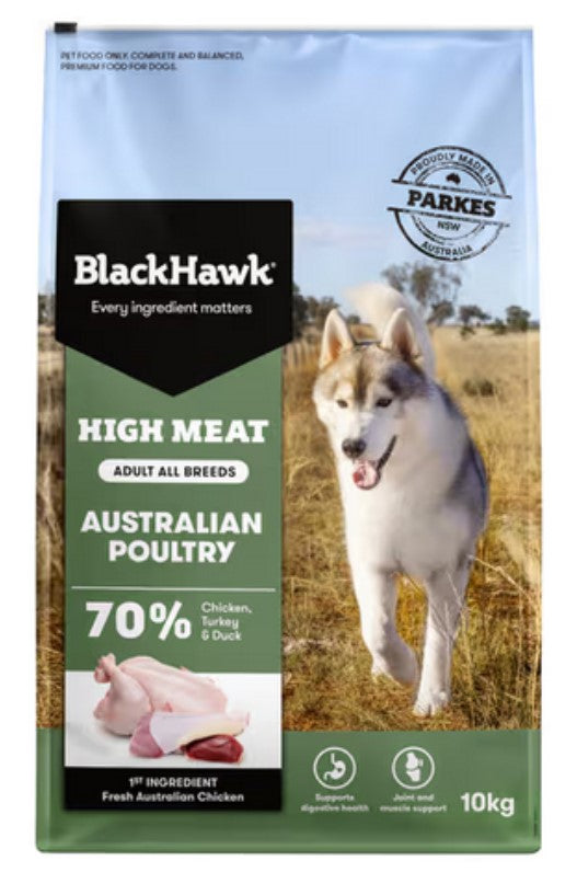 Blackhawk Dog High Meat Australian Poultry Recipe 10kg